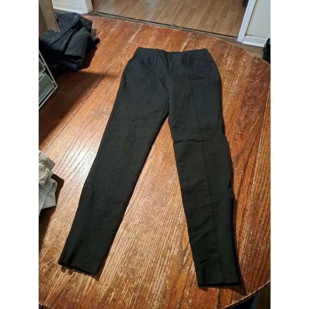 Womens XS Old Navy High Rise Skinny Black Casual Pull-On Skinny Pants w Pockets